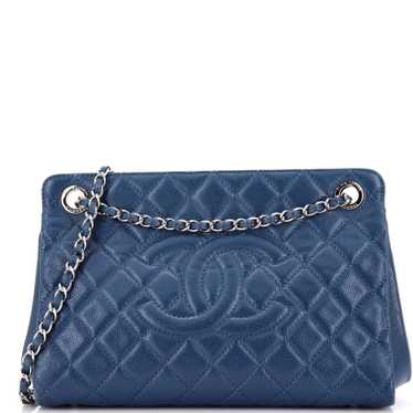 CHANEL Timeless CC Frame Tote Quilted Caviar Mediu