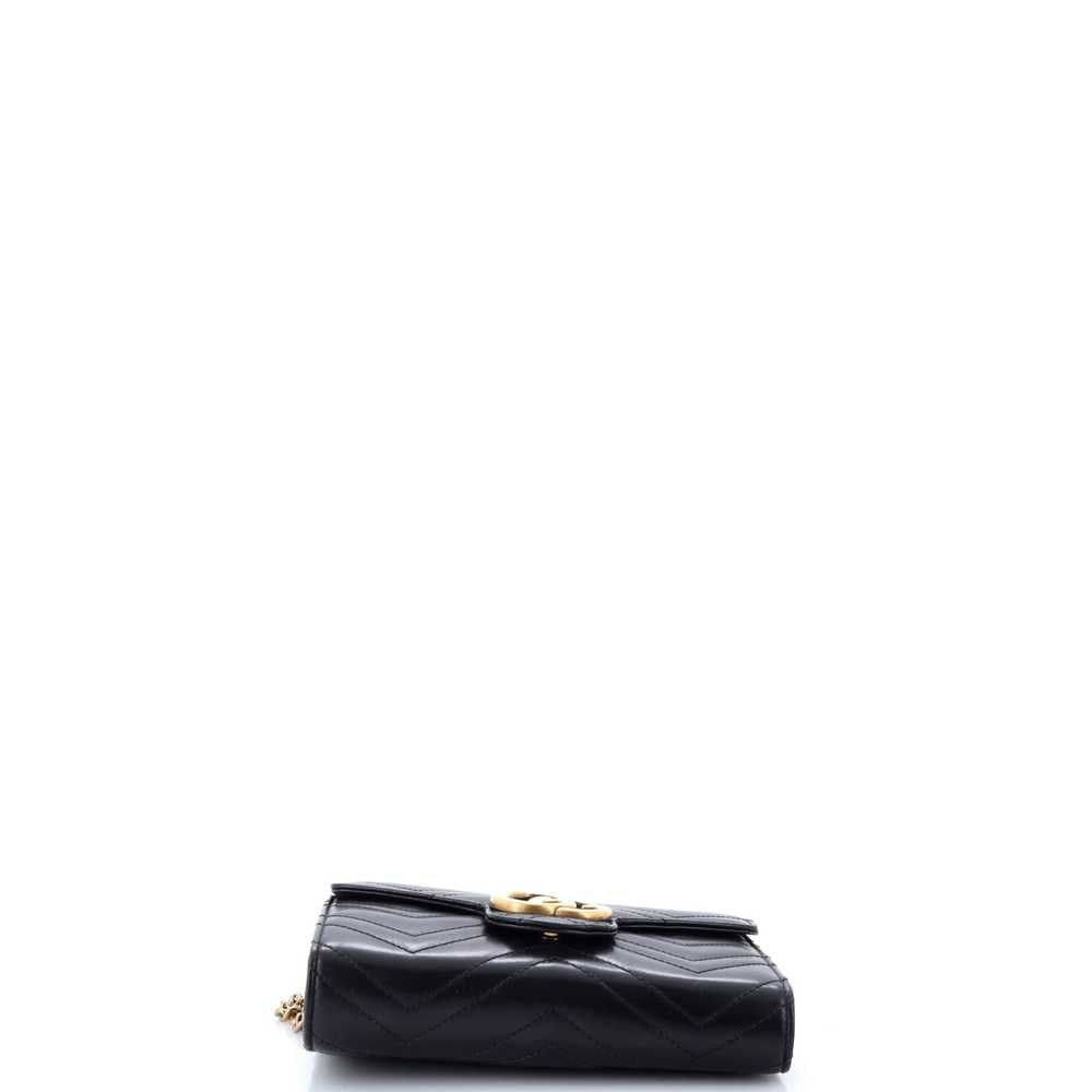 GUCCI GG Marmont Chain Wallet Matelasse Leather M… - image 4