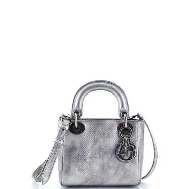 Christian Dior Lady Dior Bag Lizard Mini