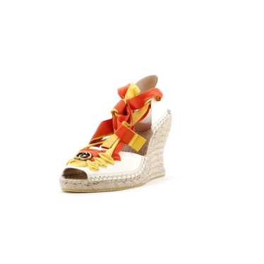 GUCCI Women's GG Wedge Espadrilles Canvas