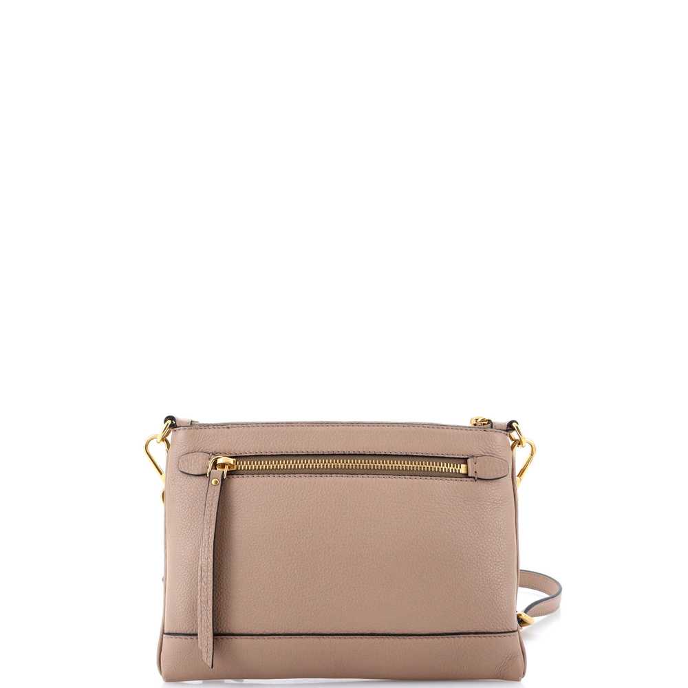 PRADA Double Zip Crossbody Bag Vitello Phenix Sma… - image 3