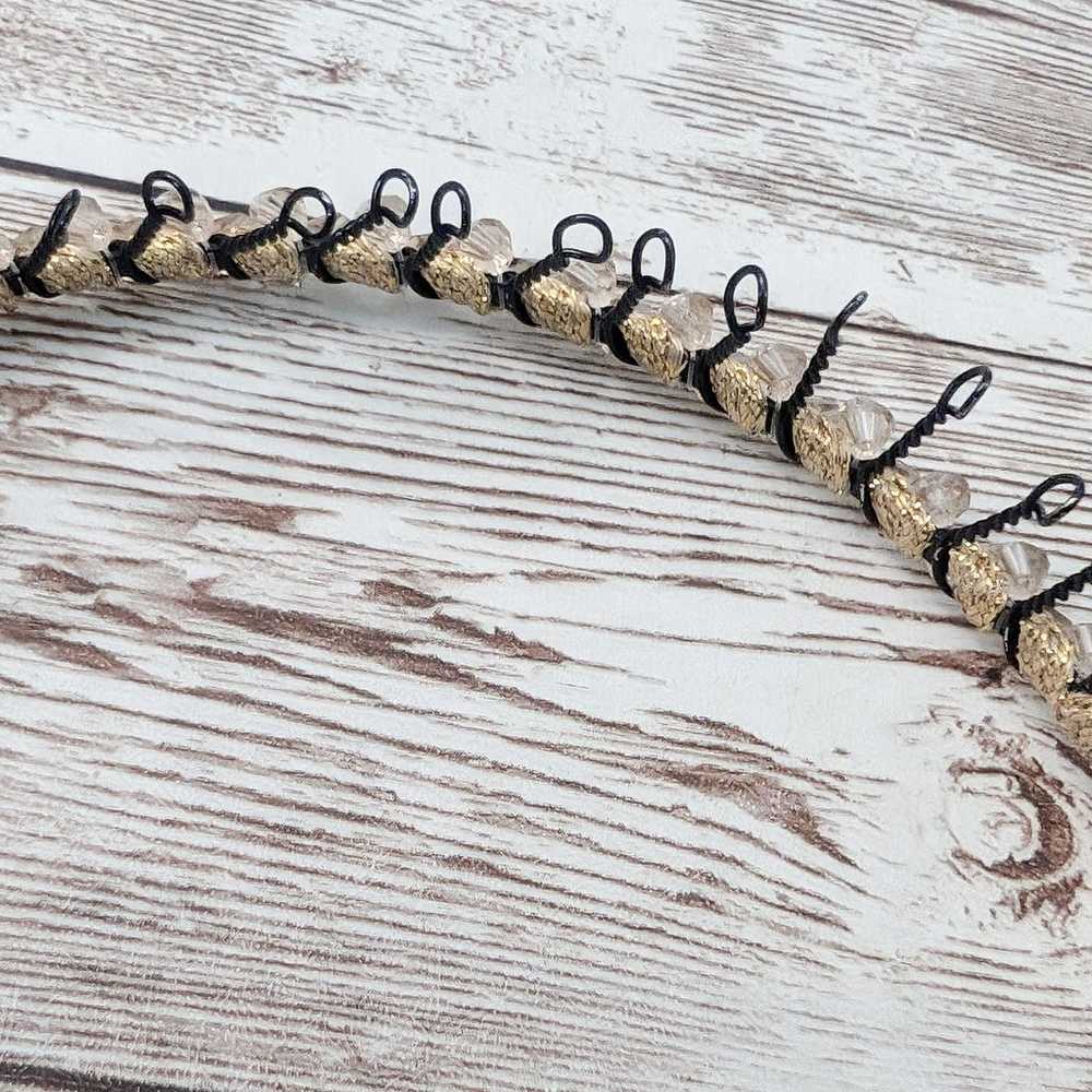 Vintage Hairband with Pretty Beaded Design - image 6