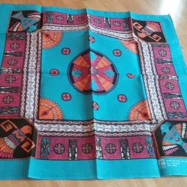 Vintage Aztec Mayan Bandana