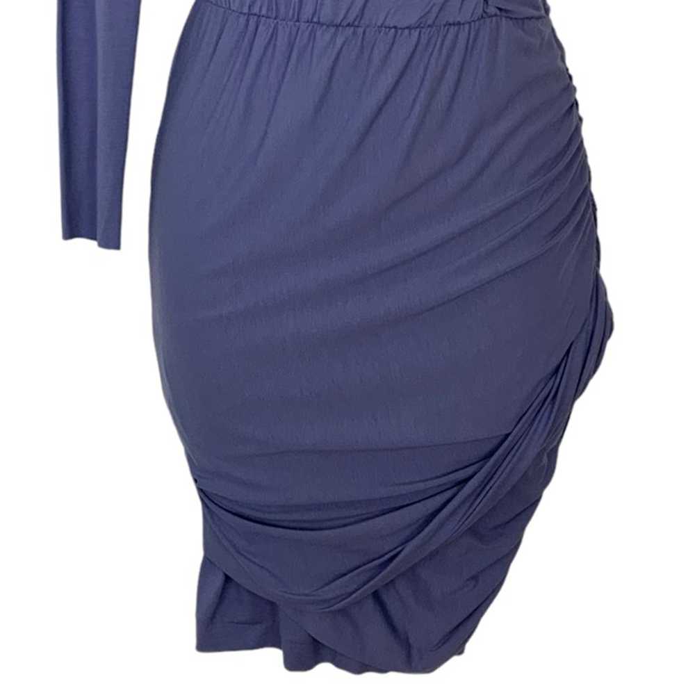 Intermix Carven Dress 36 Blue One Shoulder Mini B… - image 10