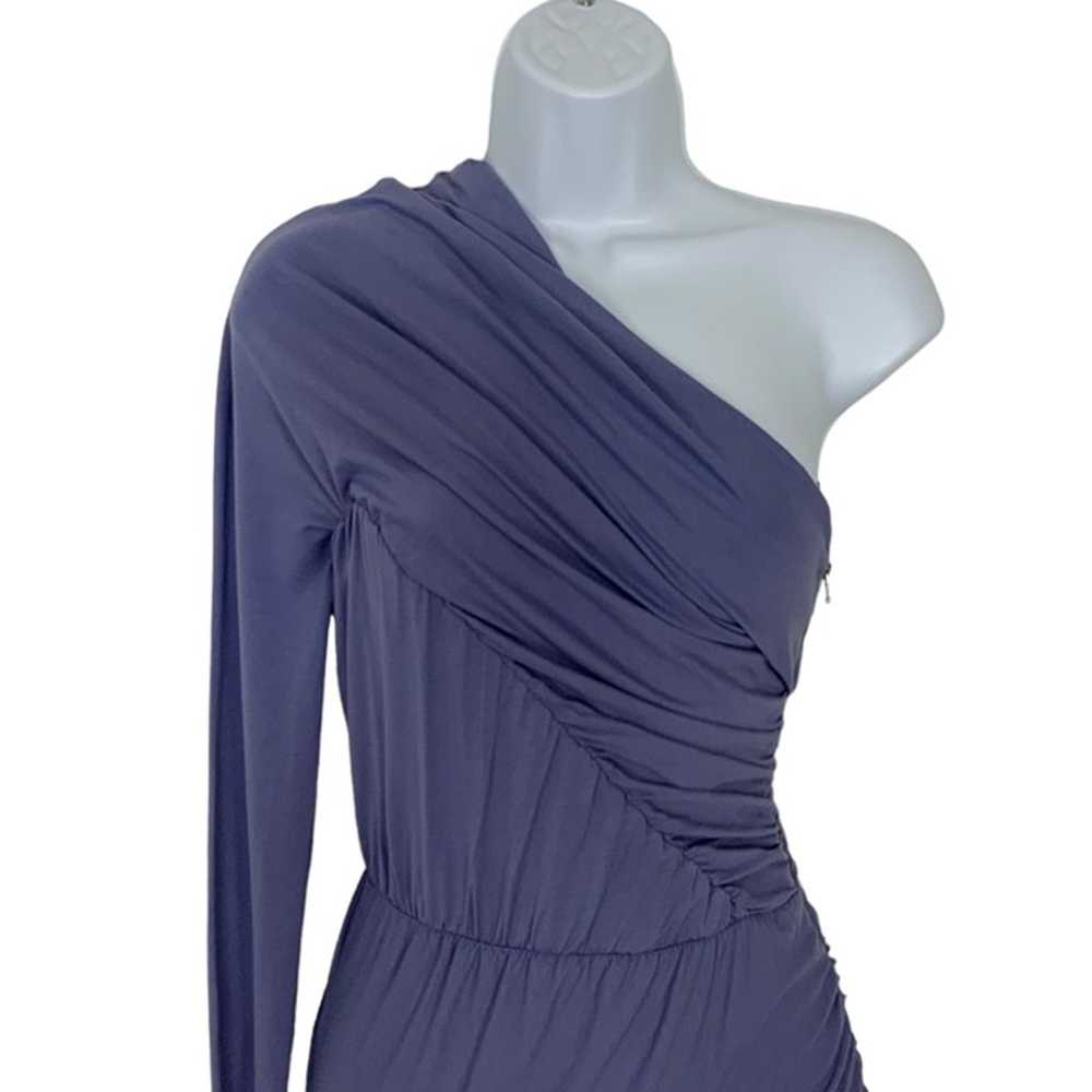 Intermix Carven Dress 36 Blue One Shoulder Mini B… - image 8