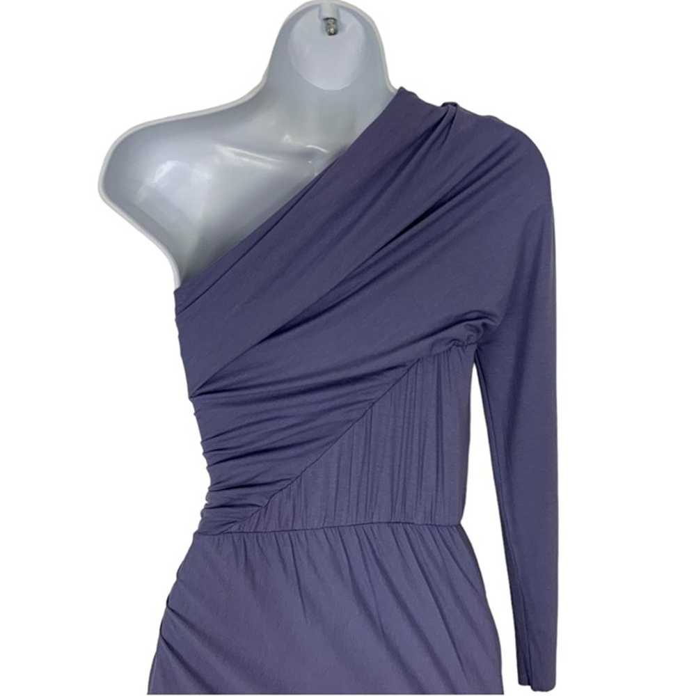 Intermix Carven Dress 36 Blue One Shoulder Mini B… - image 9