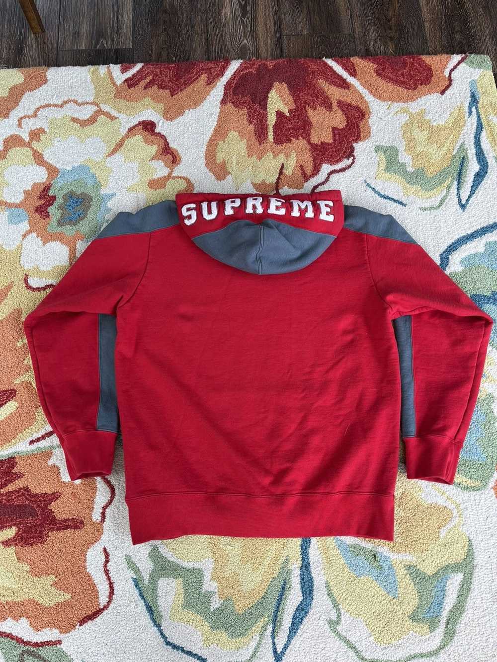 Supreme Supreme Paneled Hoodie FW18 Red - image 2