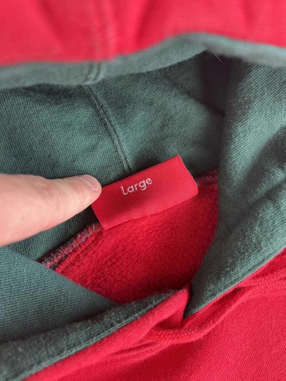 Supreme Supreme Paneled Hoodie FW18 Red - image 7