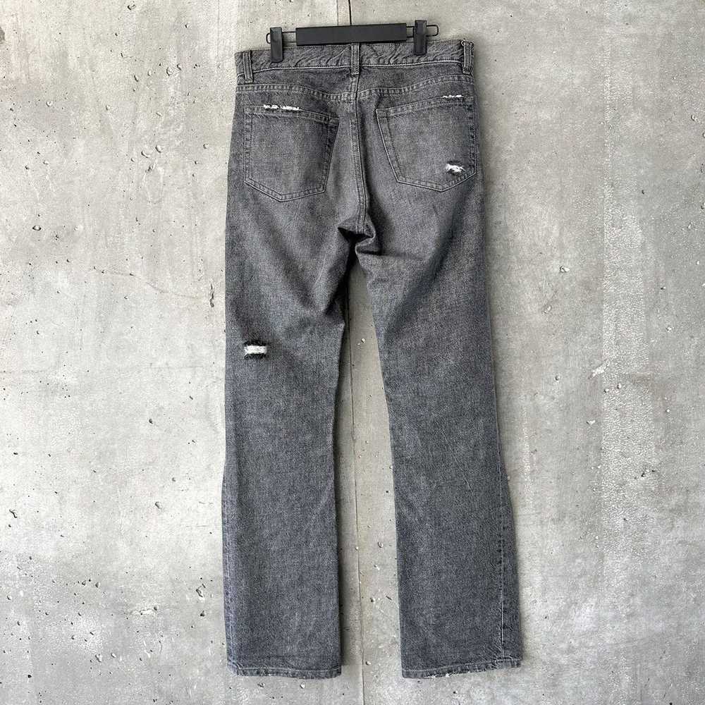 Helmut Lang × Vintage AW1998 Dark Wash Blowout De… - image 3