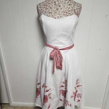 Vintage Betsey Johnson strapless dress - image 1