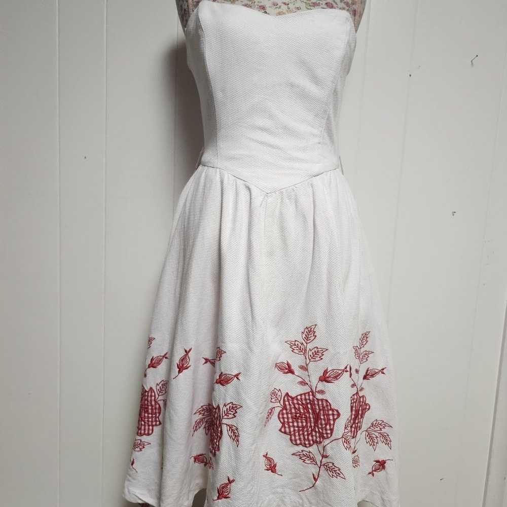 Vintage Betsey Johnson strapless dress - image 6