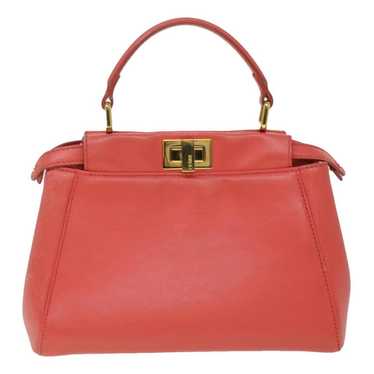 Fendi Peekaboo leather handbag