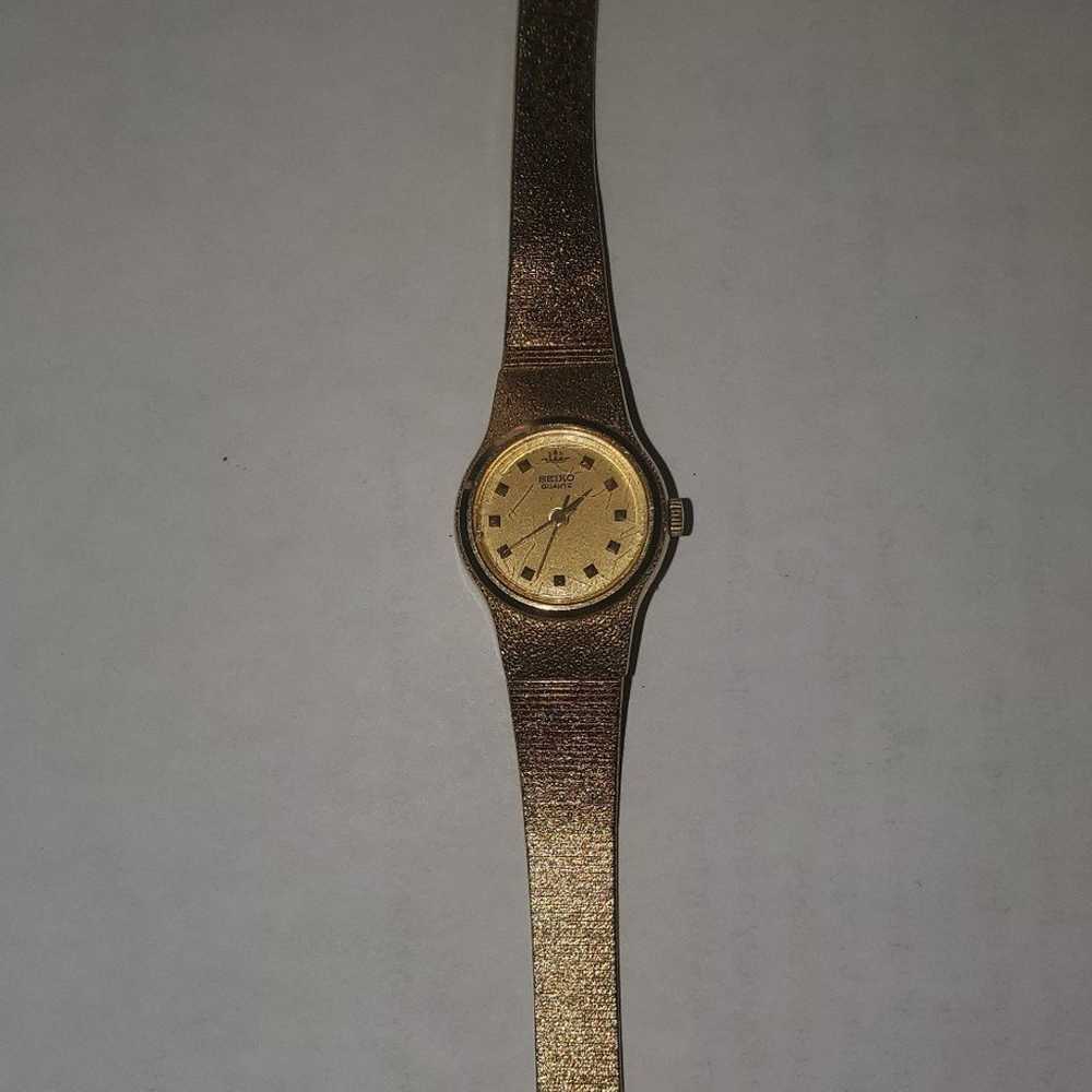 Ladies Vintage Seiko Goldtone Watch - image 3