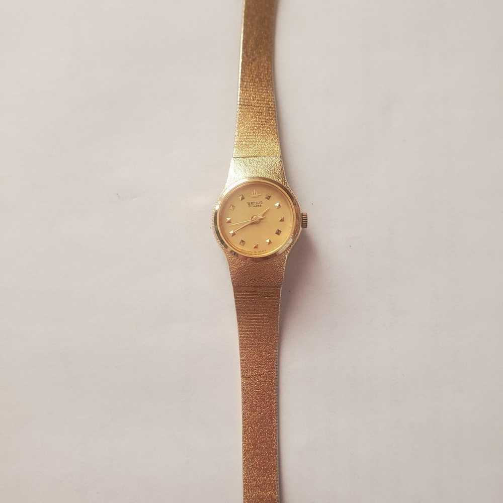 Ladies Vintage Seiko Goldtone Watch - image 4