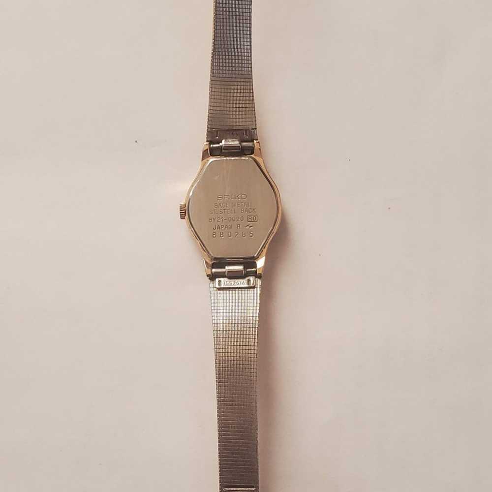 Ladies Vintage Seiko Goldtone Watch - image 5