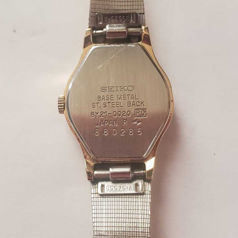 Ladies Vintage Seiko Goldtone Watch - image 6