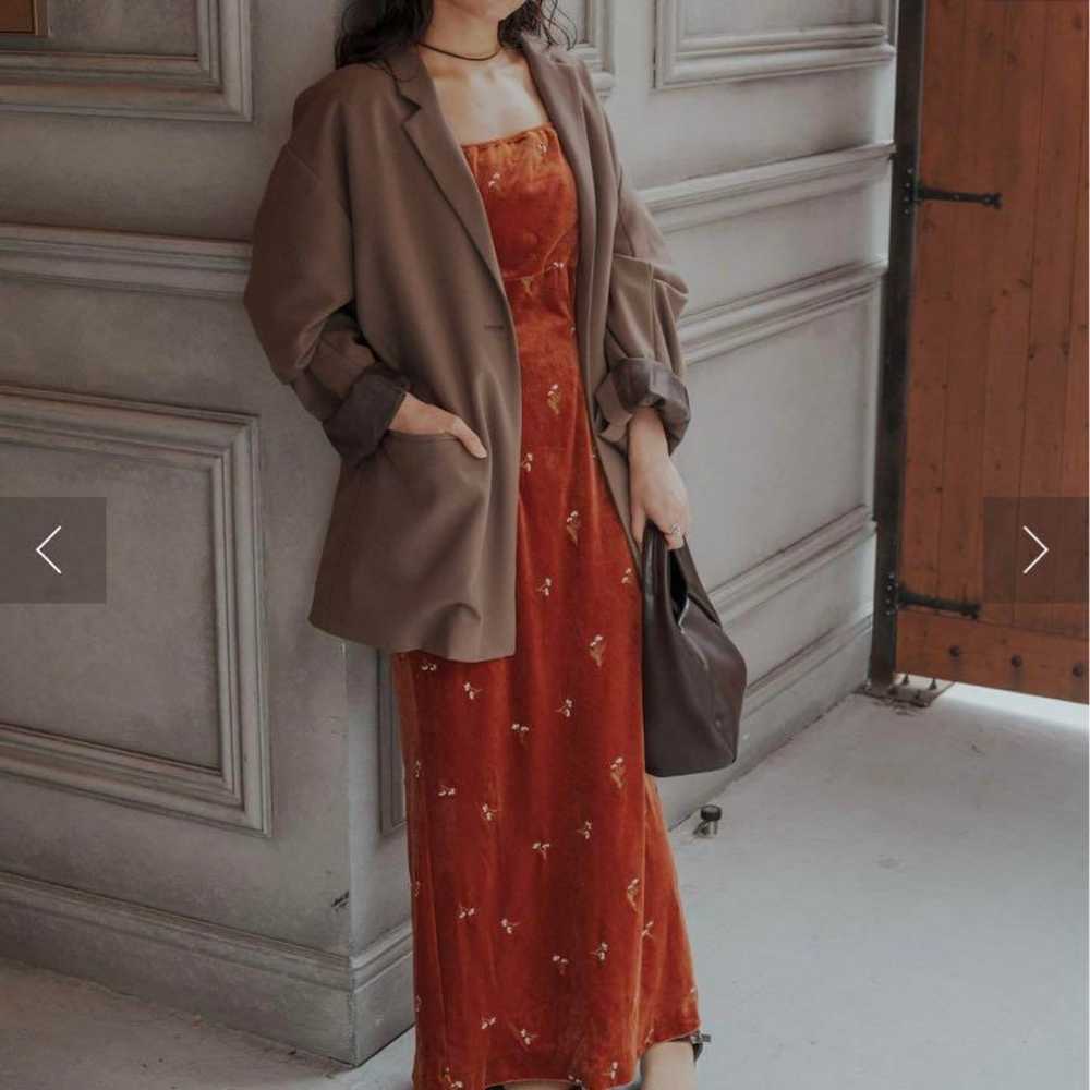 [Occasion Dress/Wedding] Velour Bell Sleeve Dress - image 4