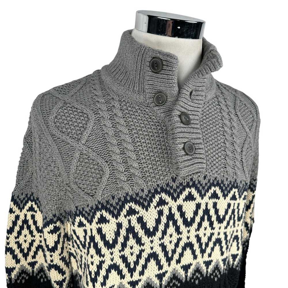 L.L. Bean LL Bean Signature Fisherman Sweater Men… - image 2