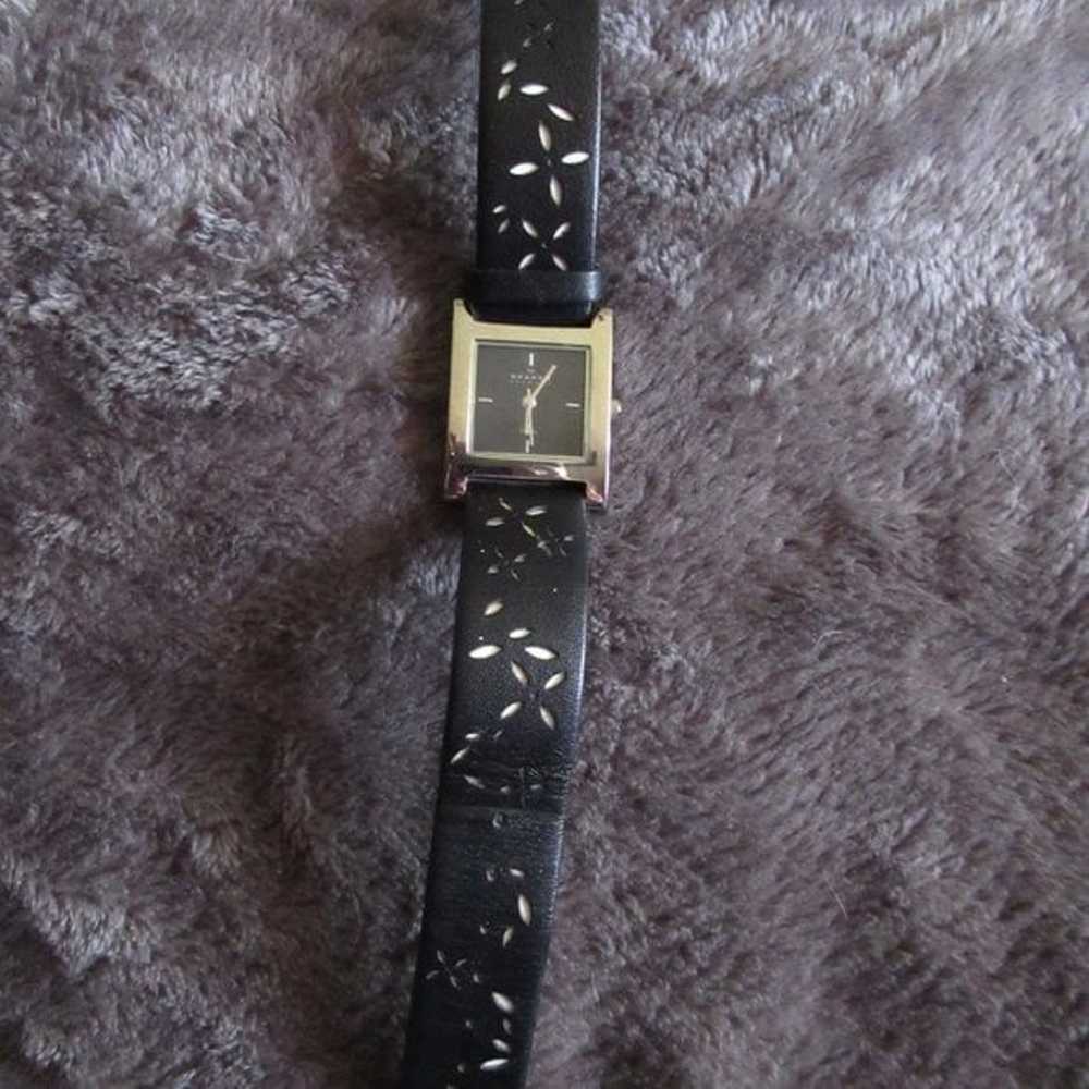 Skagen Denmark Womens Rectangular Watch Black 228… - image 2