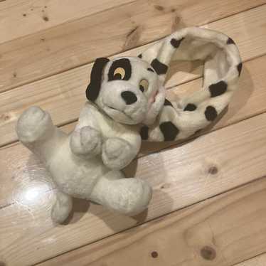 90s 1990s "101 Dalmatians" plush toy scarf shawl … - image 1