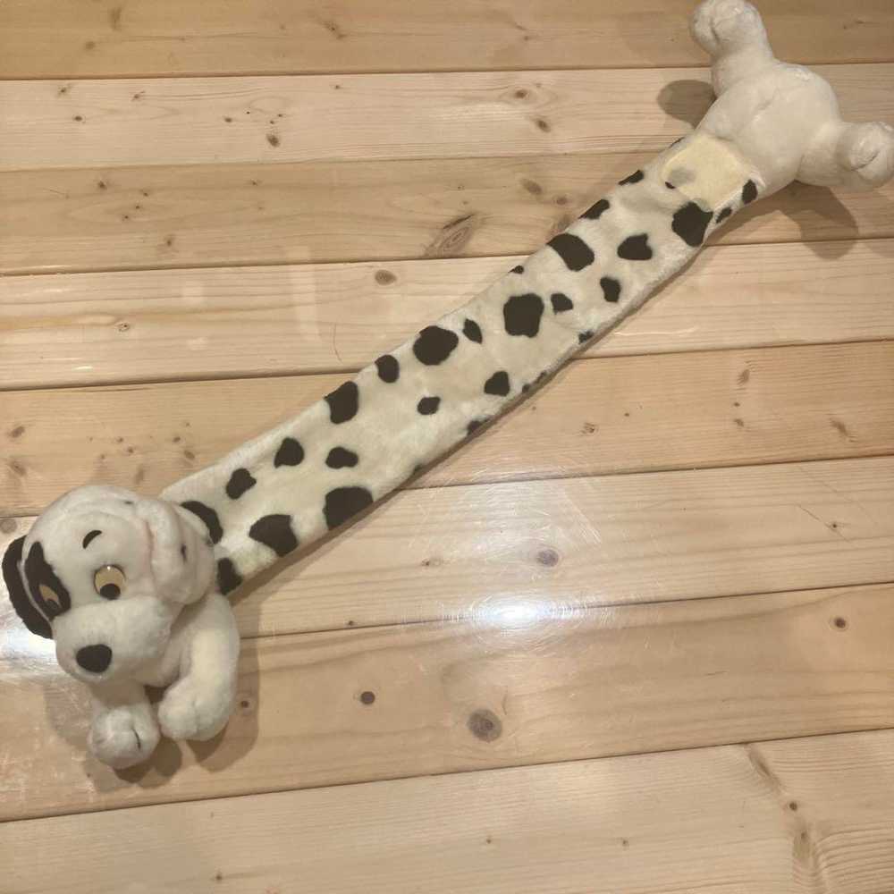 90s 1990s "101 Dalmatians" plush toy scarf shawl … - image 5