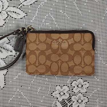 Coach Vintage Signature Brown Canvas Wri