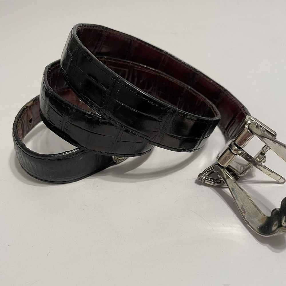 Vintage Brighton leather belt size L - image 3