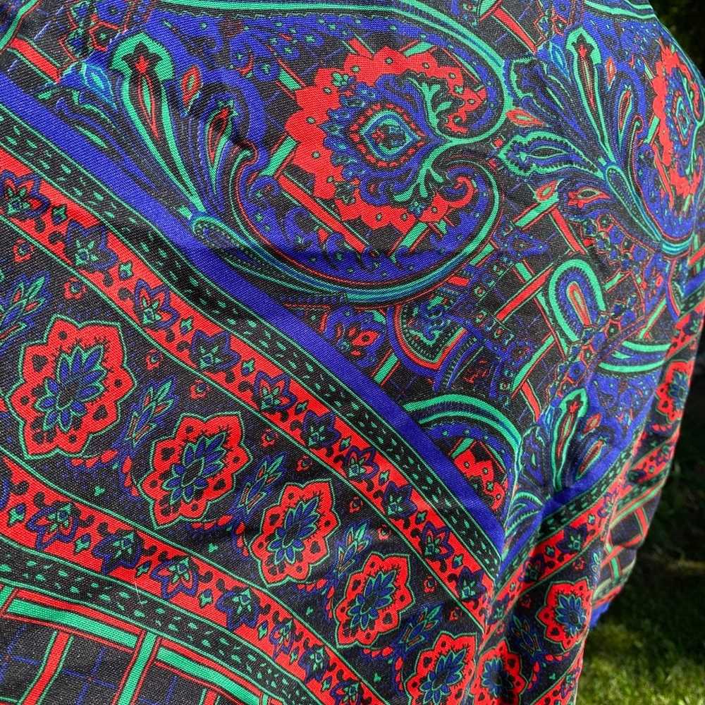 Vintage 1960’s Berkshire Floral Paisley Italian C… - image 3