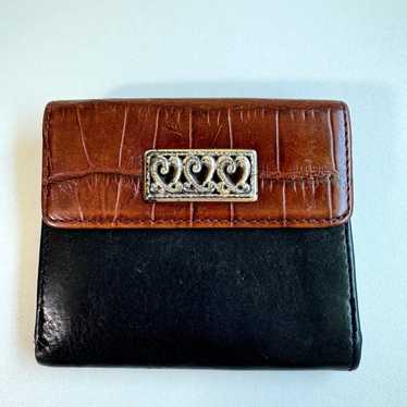 Brighton Womens Vintage Compact Bi Fold Leather Wa