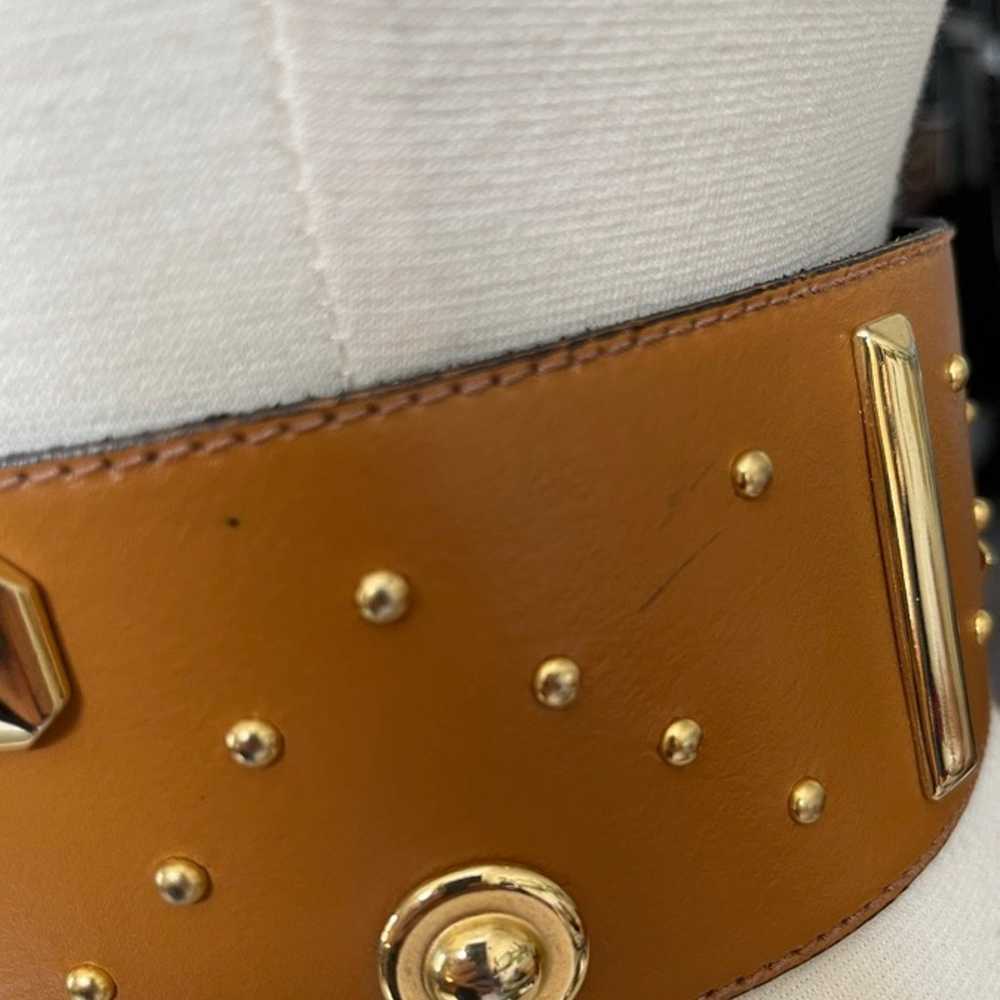 Vintage Leather Belt Tan Gold The Limited Small M… - image 12