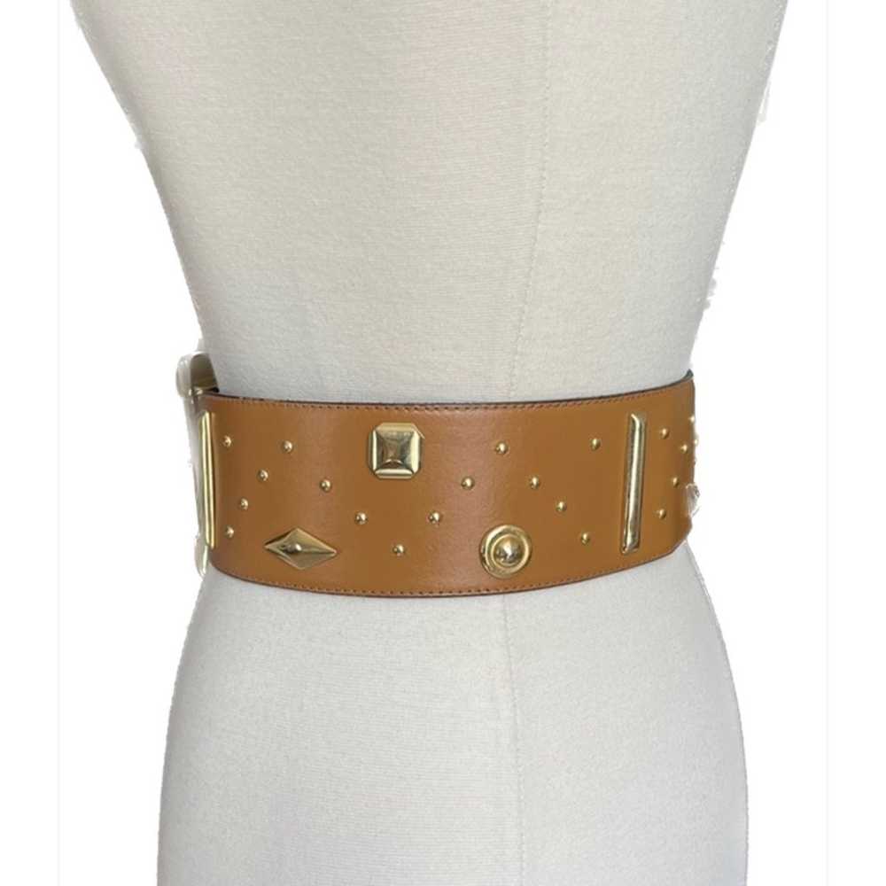 Vintage Leather Belt Tan Gold The Limited Small M… - image 6