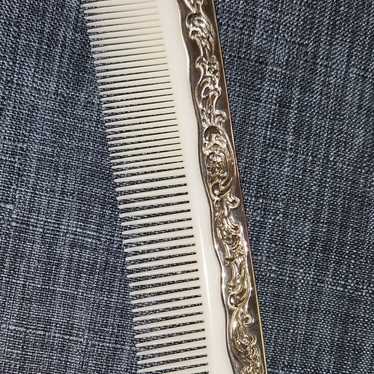 Antique vintage hair comb with