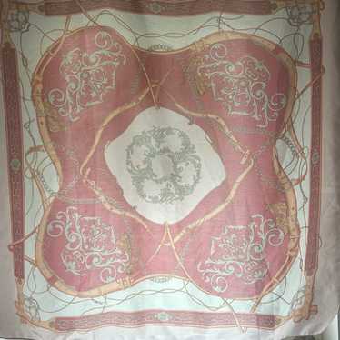 Vintage Silk Foulard/Scarf Pink