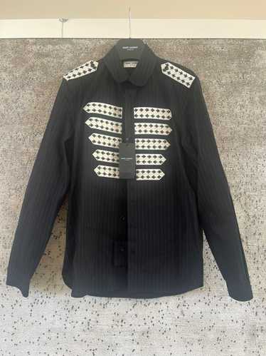 Saint Laurent Paris Officer Shirt in Black - image 1