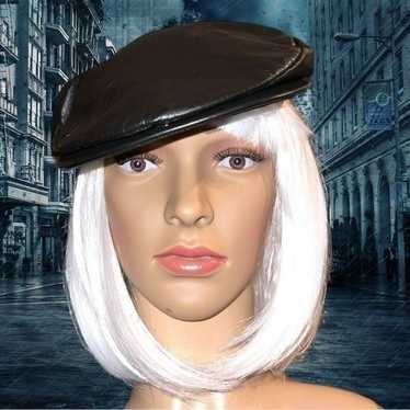 Vintage country gentleman black leather cap! Now … - image 1