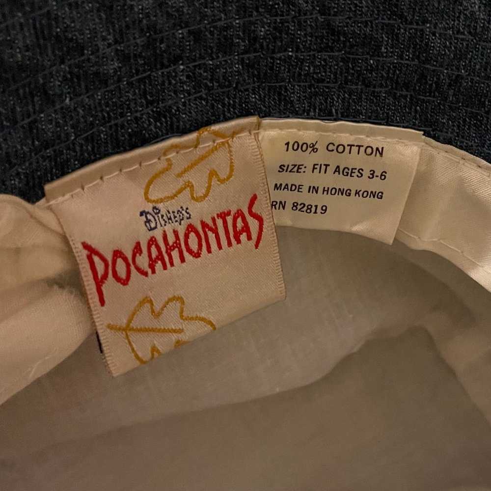 Vintage DISNEY Pocahontas Denim Bucket Hat with S… - image 7