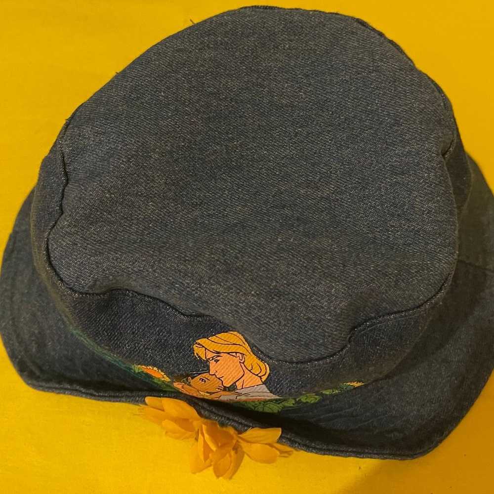 Vintage DISNEY Pocahontas Denim Bucket Hat with S… - image 8