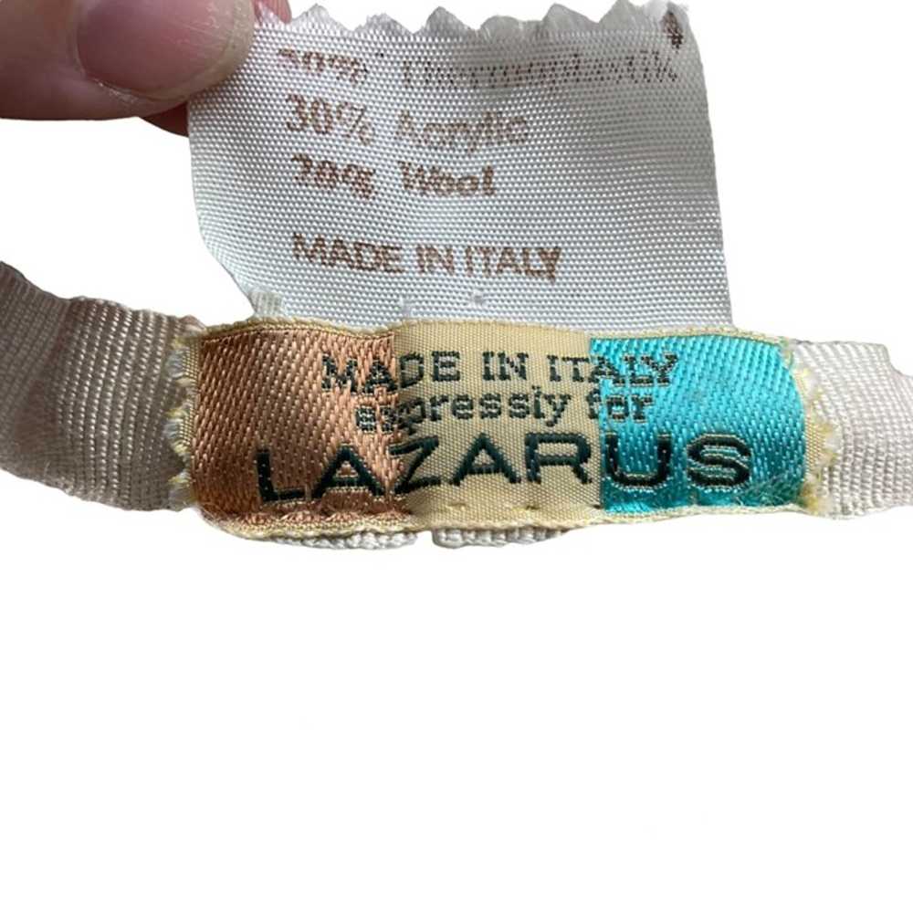 Vintage Lazarus Women Small Made in Italy Wool Bl… - image 5