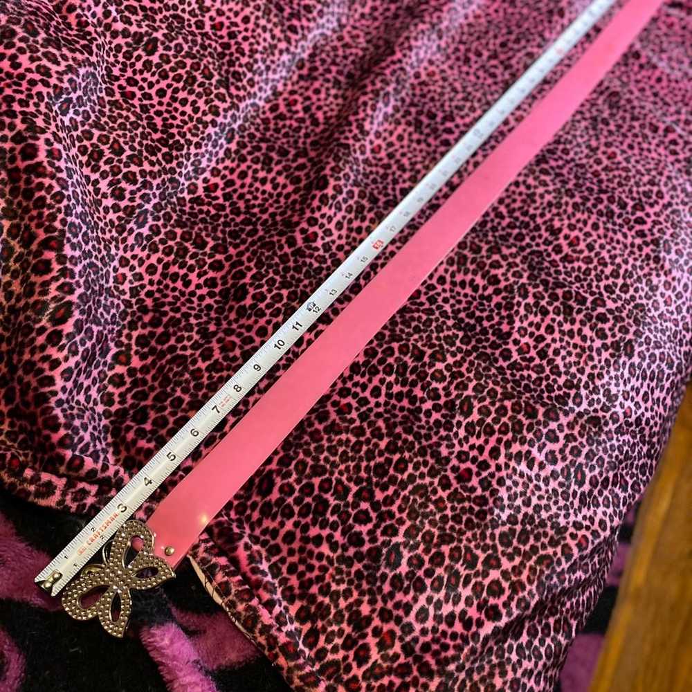 Vintage Y2k pink butterfly belt - image 8