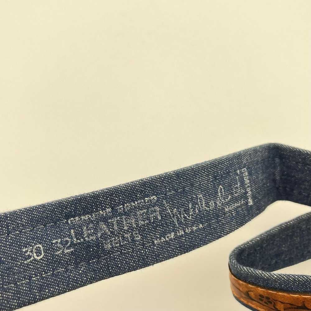 Women’s Vintage 90’s Floral Denim Belt - image 3