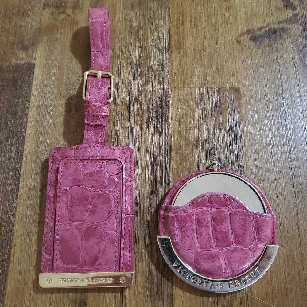 Victoria's Secret Matching Vintage Luggage Tag & … - image 1