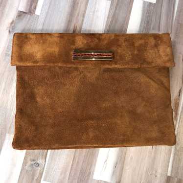 Vintage Ruth Saltz Suede Clutch