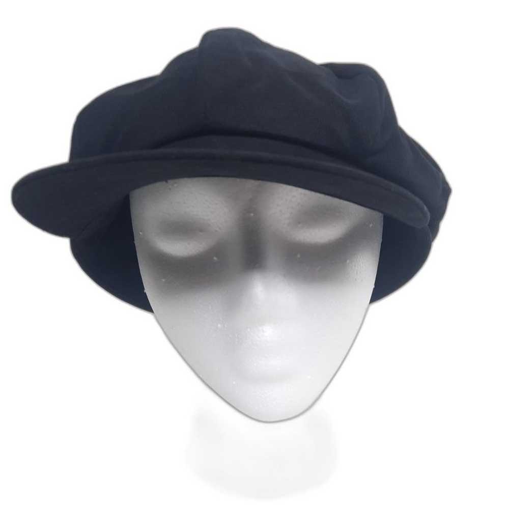 Scala Gal Y2K Newsboy Hat Navy Blue Vintage - image 2