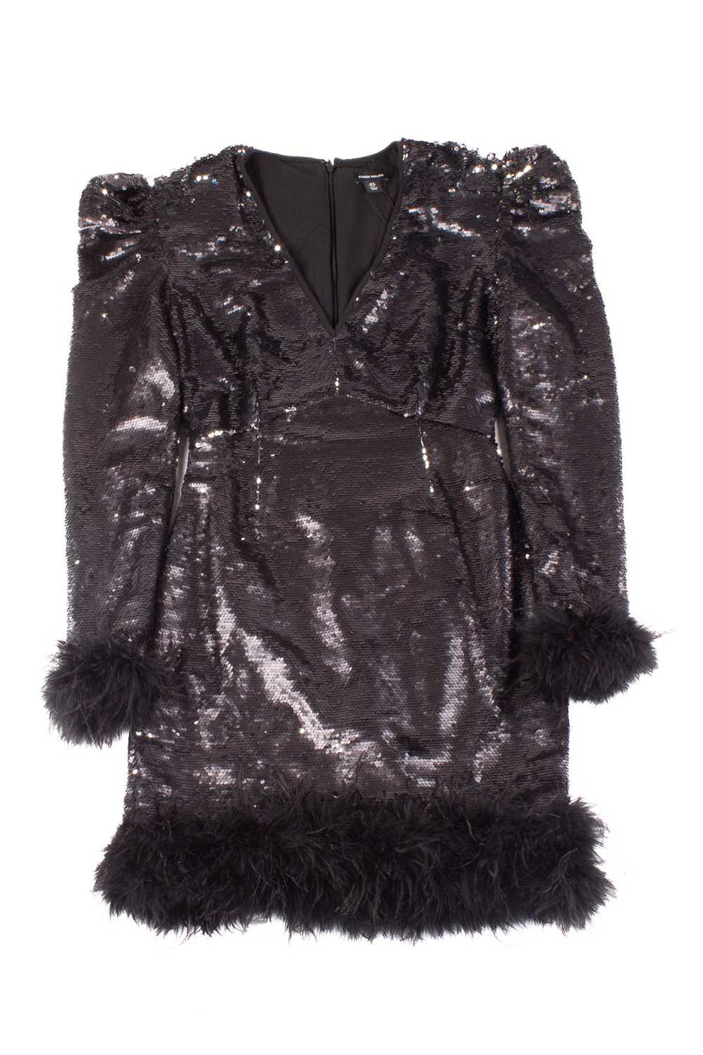 Karen Millen Black Sequin Dress - image 1