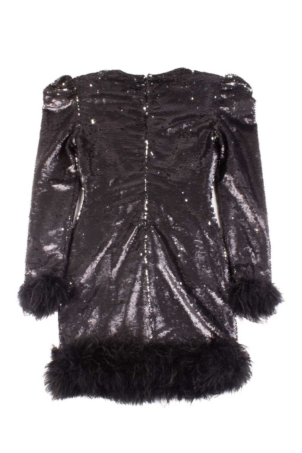 Karen Millen Black Sequin Dress - image 3