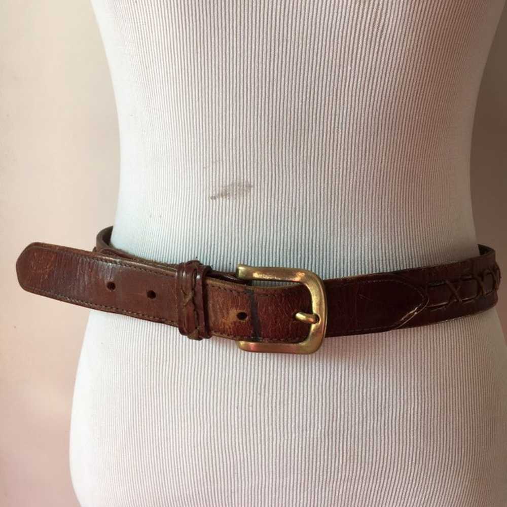 Vintage Cole HAAN Leather Belt 32/80 - image 1