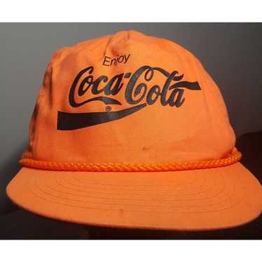 Coca Cola Vintage Coca-Cola Coke Neon Orange Snap… - image 1