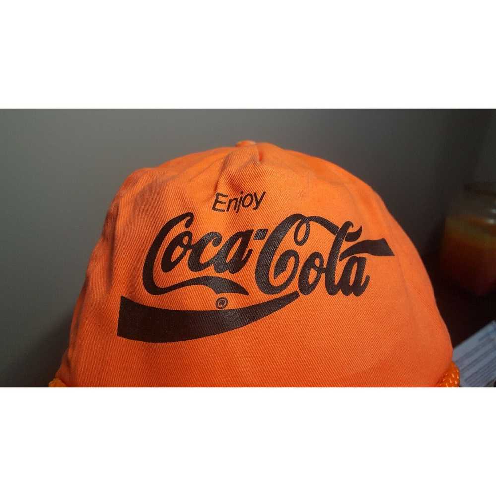 Coca Cola Vintage Coca-Cola Coke Neon Orange Snap… - image 2