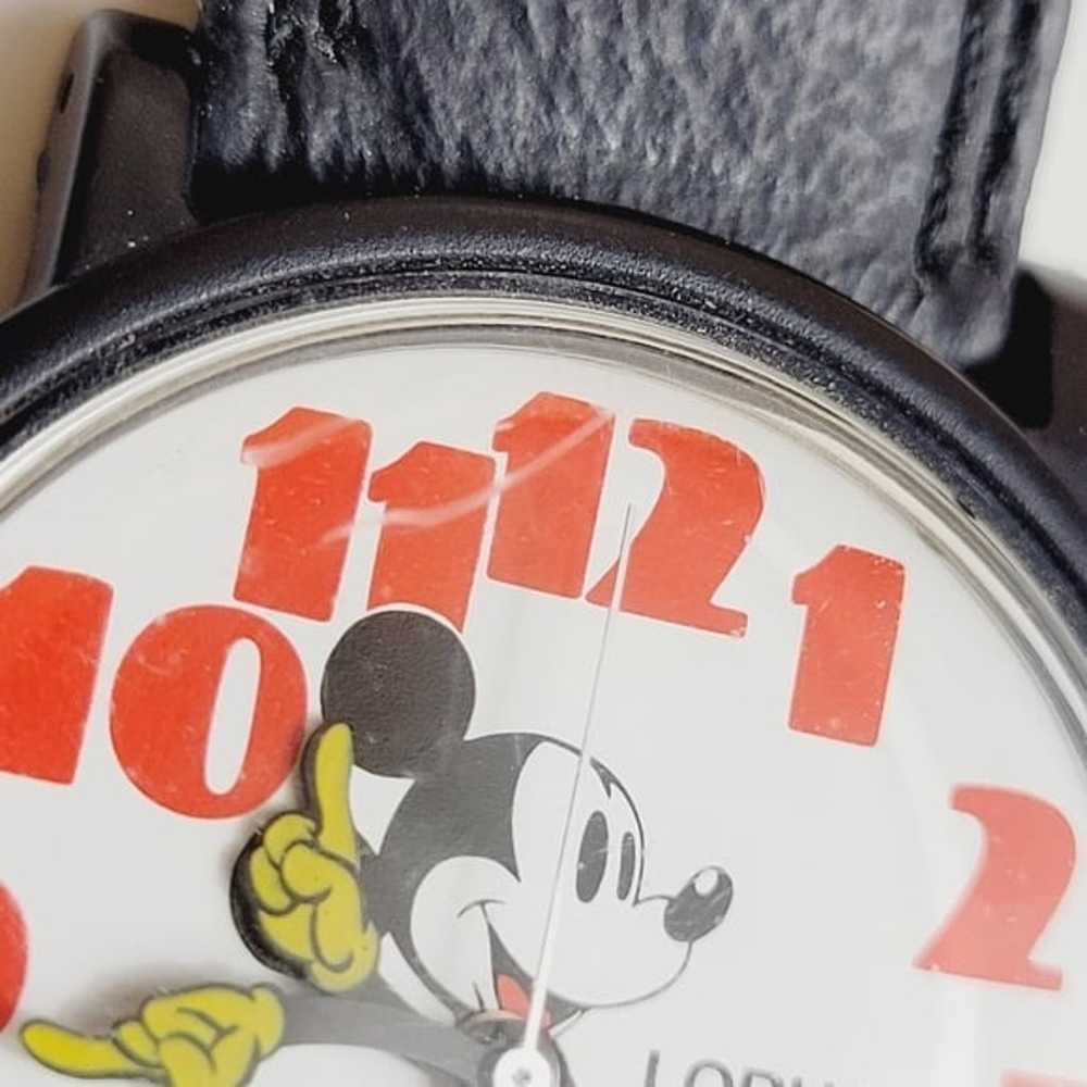 Vintage Lorus Mickey Mouse Wrist Watch with Plast… - image 7