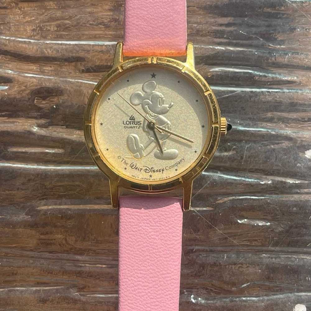 *WORKS* Vintage Mickey Mouse Women’s Watch Walt D… - image 11